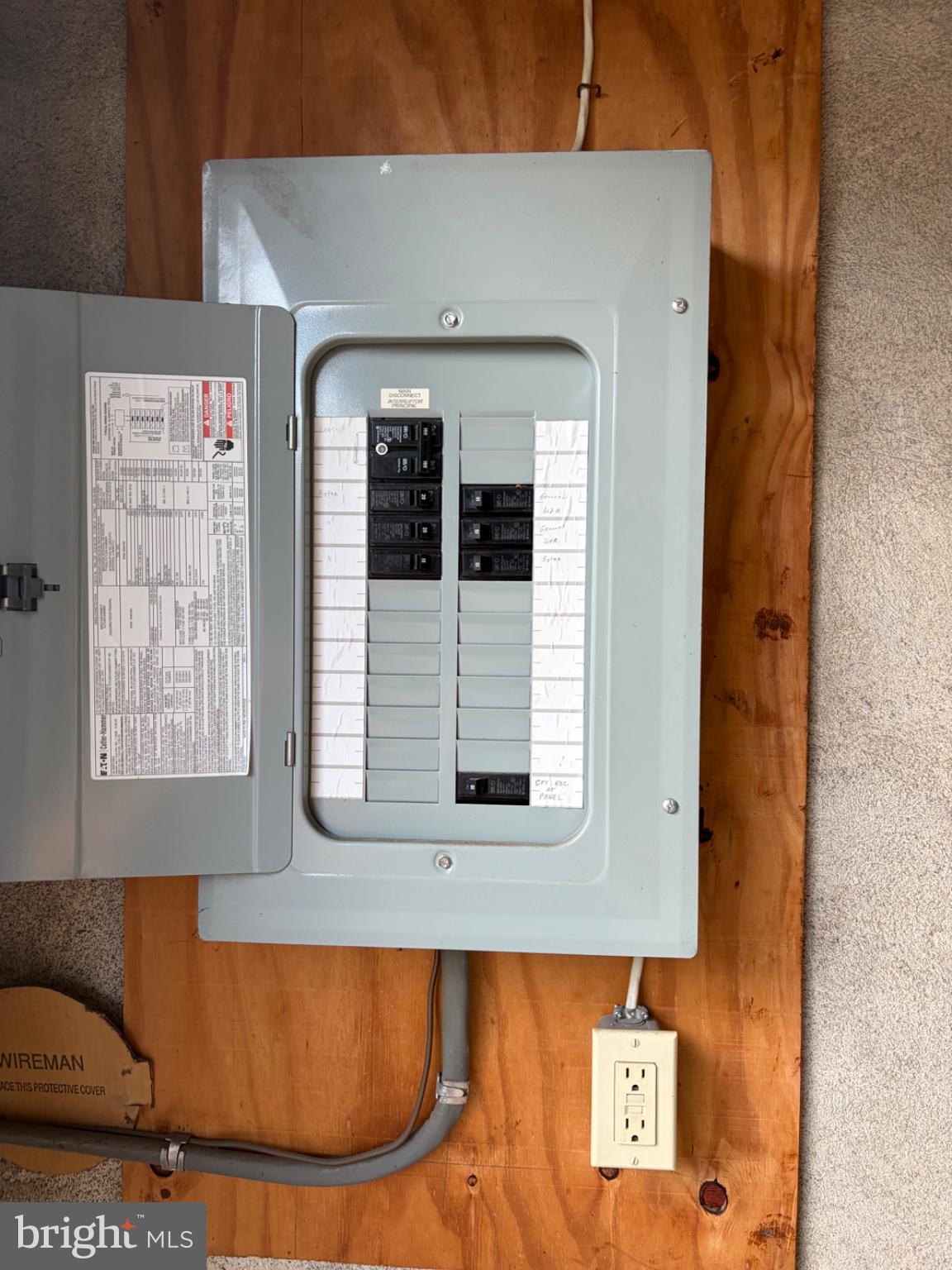116 North Laurel Street, Unit N Hazleton, PA 18201 - Photo 3 of 6 Modern electrical panel setup.