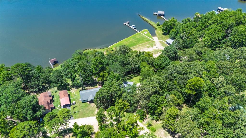 277 Private Road Pittsburg, TX 75686 - Photo 39 of 40 a backyard of a house with a yard and potted plants