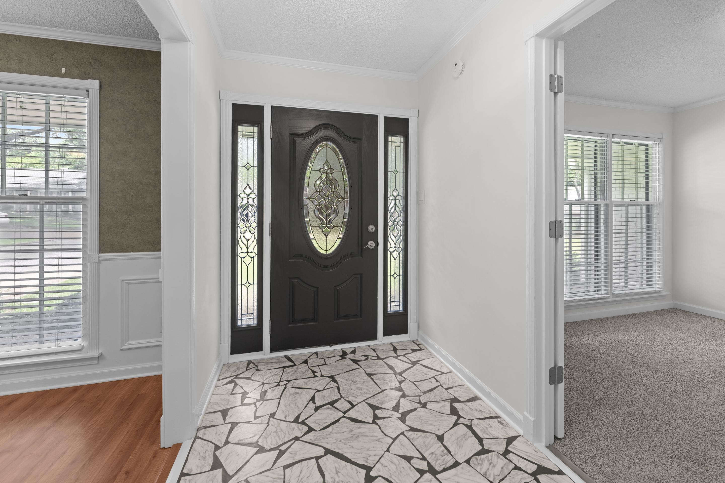 499 Duscoe Street Collierville, TN 38017 - Photo 13 of 38 a view of a hallway with wooden floor