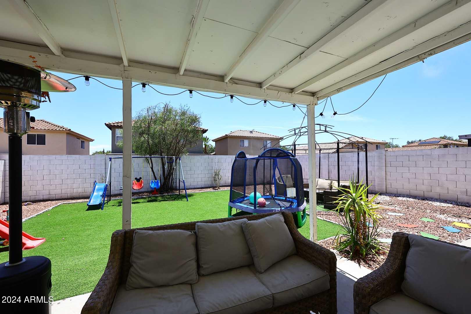 12225 West Larkspur Road El Mirage, AZ 85335 - Photo 35 of 43 Covered Patio-View
