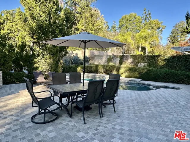 a view of a city with a mountain