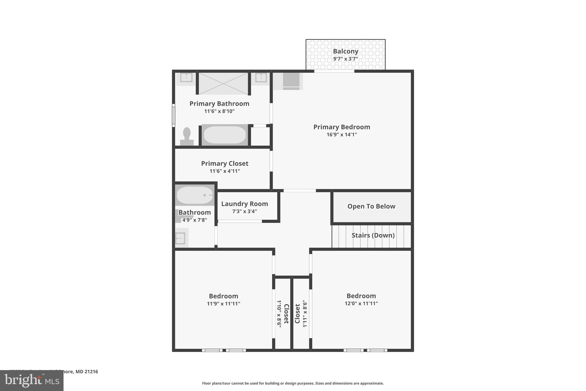 2223 Roslyn Avenue Baltimore, MD 21216 - Photo 32 of 32 a picture of a floor plan