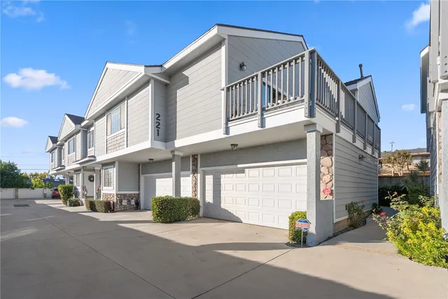 a front view of a building with street