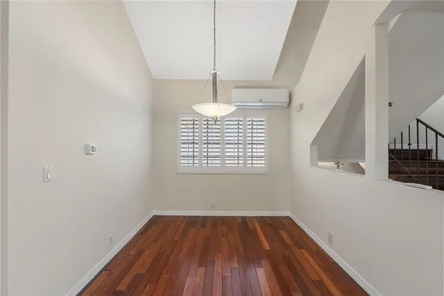 wooden floor in an empty room