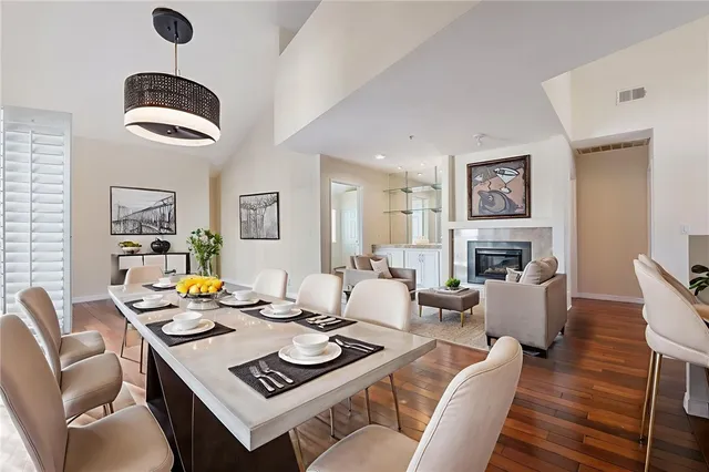 a kitchen with stainless steel appliances a stove a microwave and cabinets