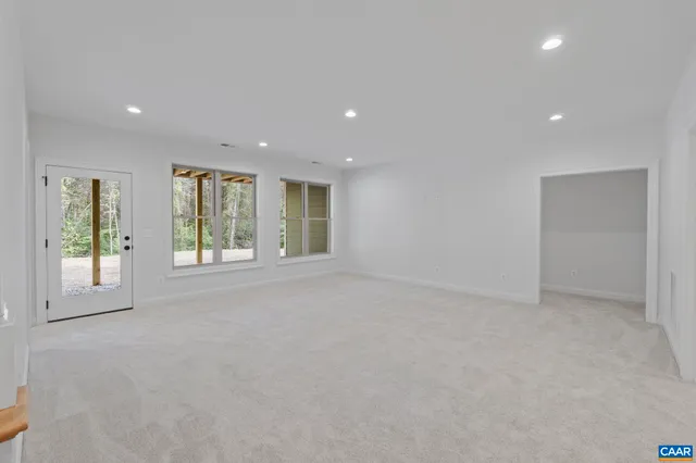 a view of an outdoor space and a yard