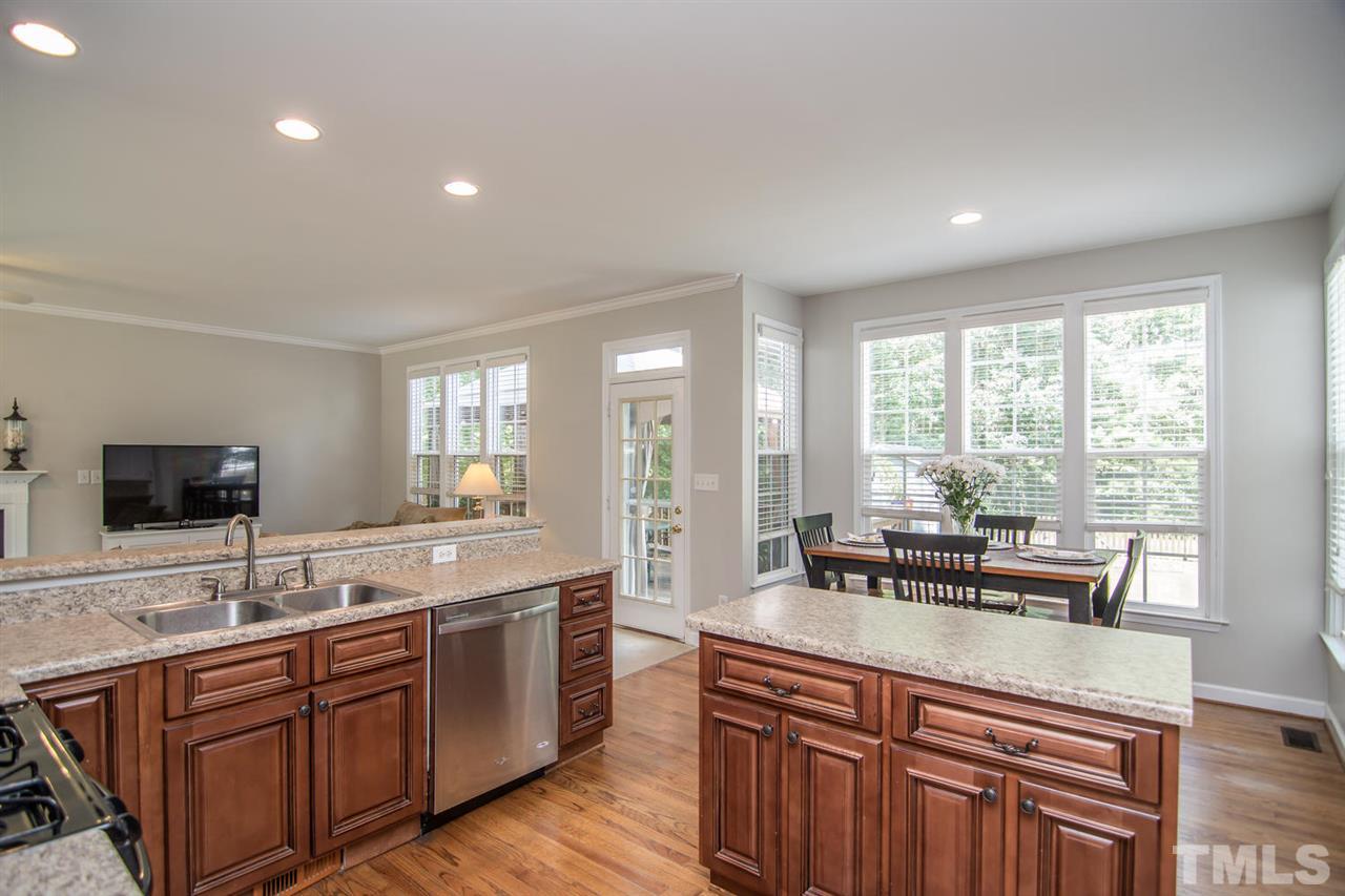 1906 Patterson Grove Road Apex, NC 27502 - Photo 4 of 27 Eat-In Kitchen Opens to Family Room
