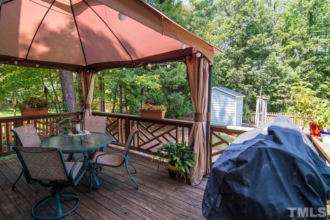 1906 Patterson Grove Road Apex, NC 27502 - Photo 10 of 27 Lovely Back Deck- Perfect for Entertaining