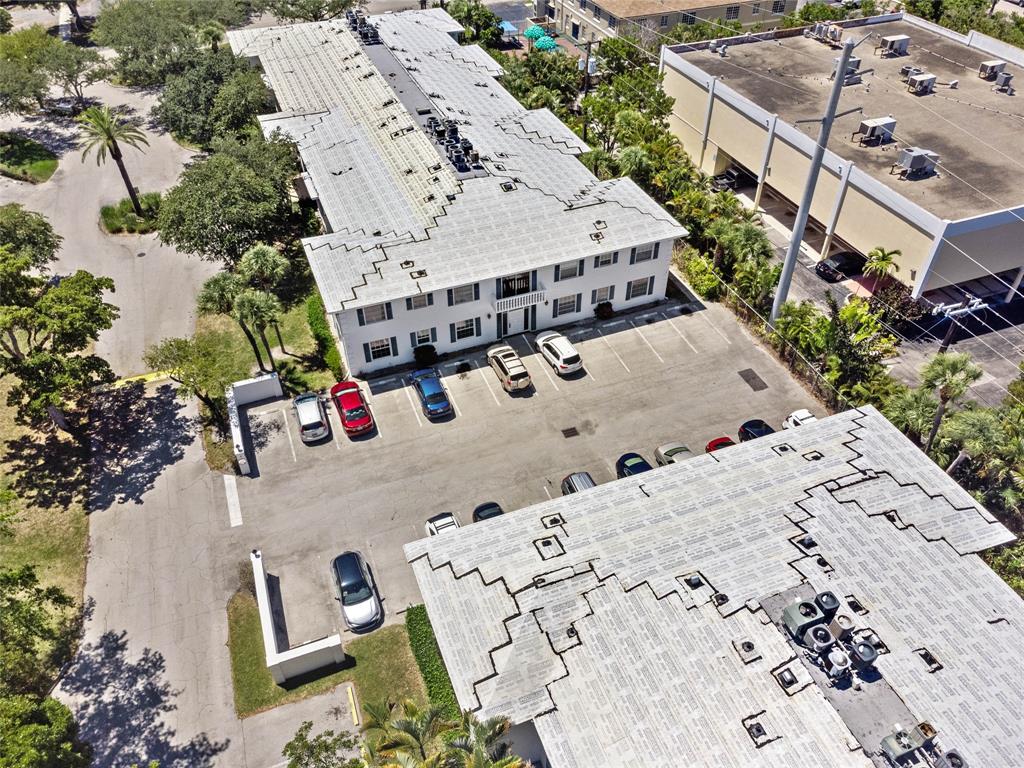 2151 Northeast 68th Street Fort Lauderdale, FL 33308 - Photo 45 of 45 an aerial view of a house with a swimming pool