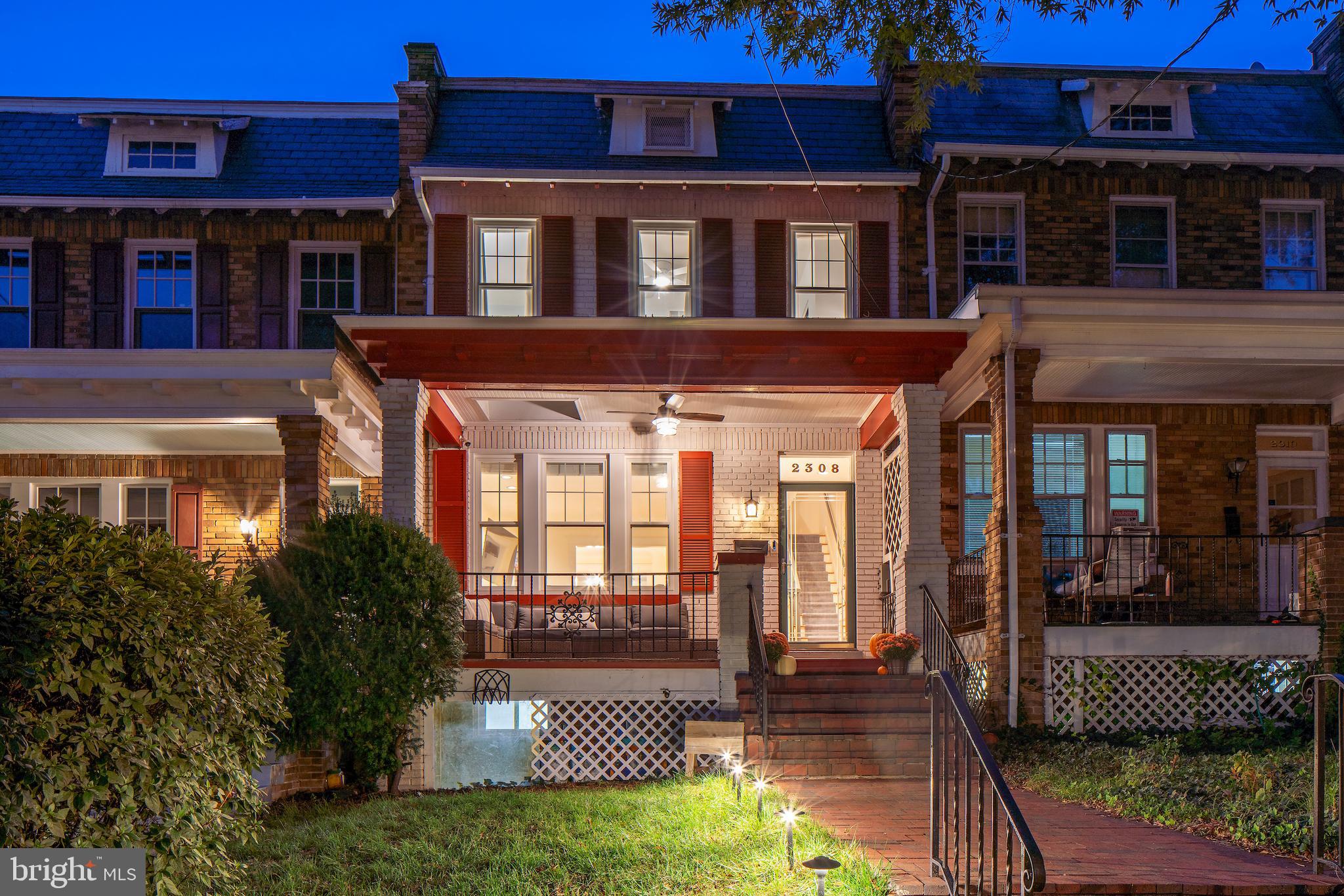 2308 Tunlaw Road Northwest Washington, DC 20007 - Photo 1 of 47 2308 Tunlaw Road, NW - twilight