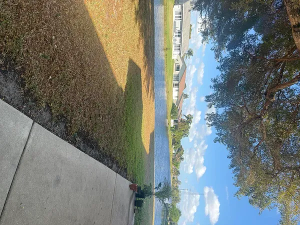 a view of a lake with outdoor space