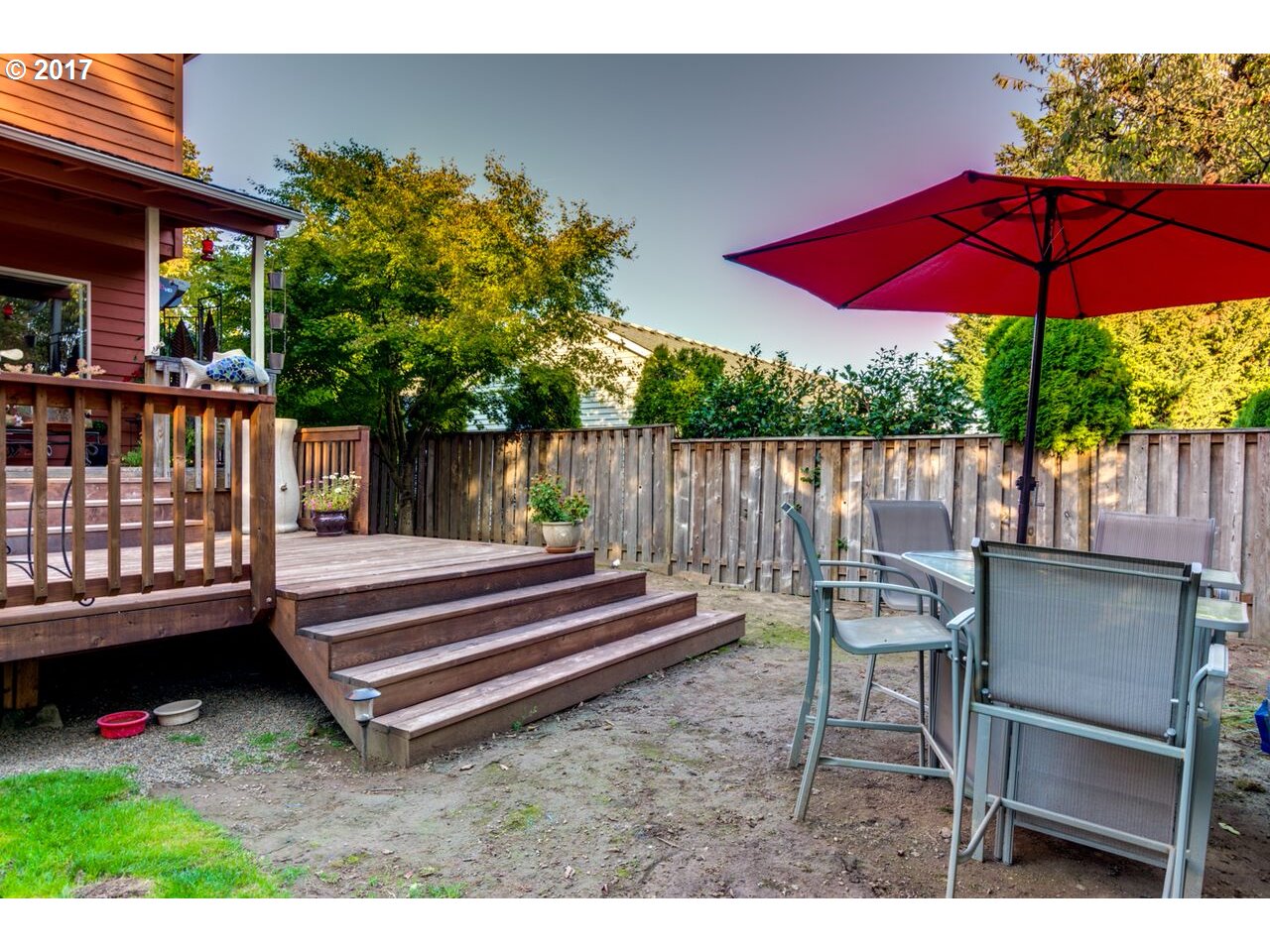 18420 Southwest Colfelt Lane Sherwood, OR 97140 - Photo 28 of 32 a view of outdoor space yard deck and outdoor seating