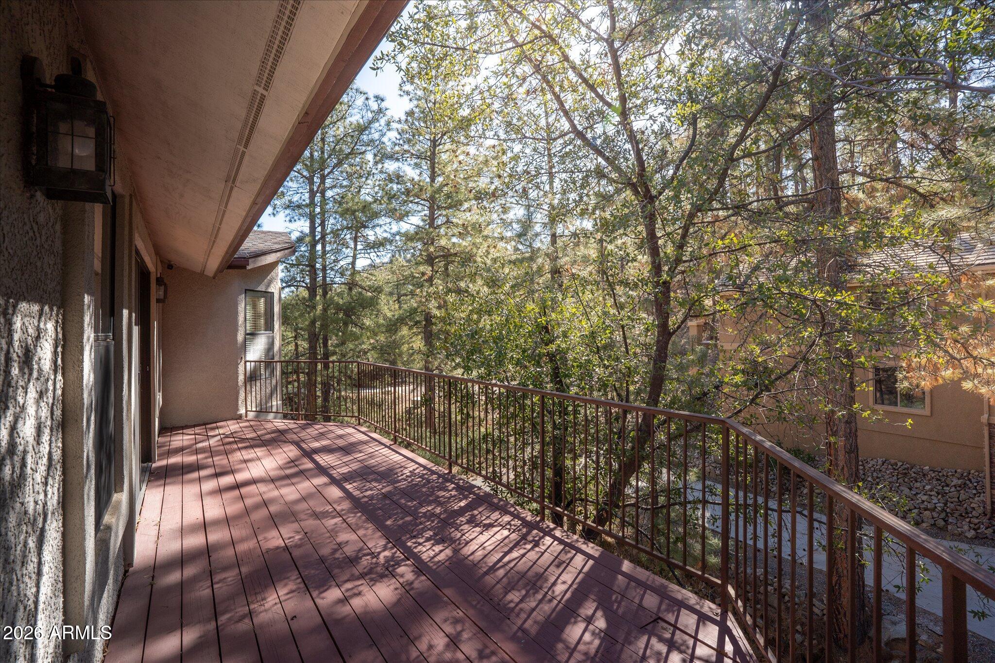 1466 East Valley View Road Prescott, AZ 86303 - Photo 14 of 31 a view of a balcony with an outdoor space