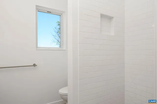 a bathroom with a toilet