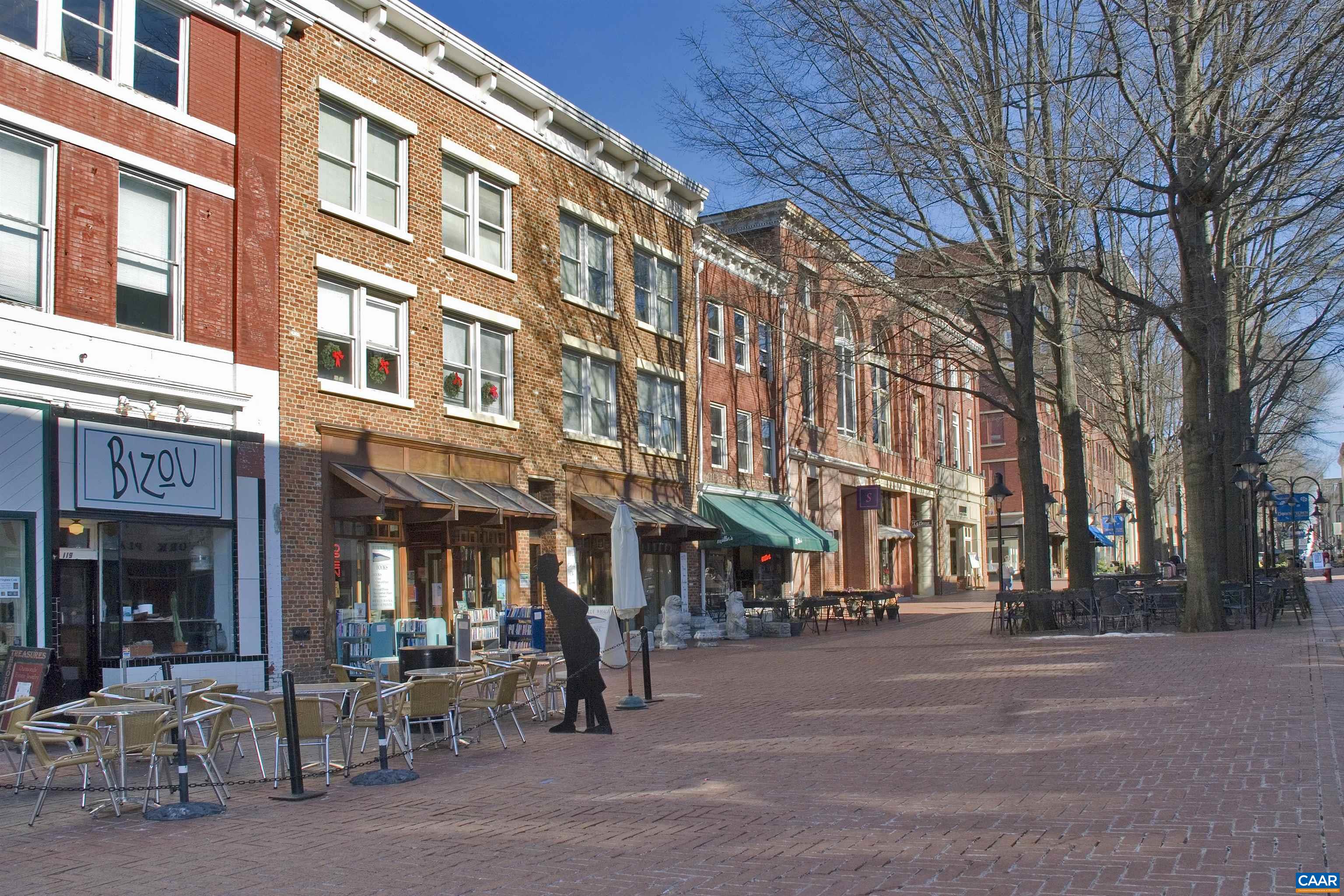 1130 East High Street, Unit J Charlottesville, VA 22902 - Photo 42 of 42 a city street lined with buildings and trees