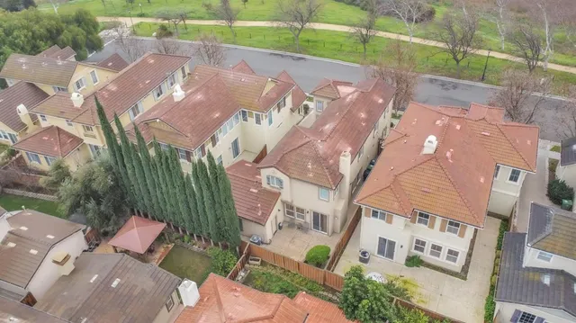 a bird view of building