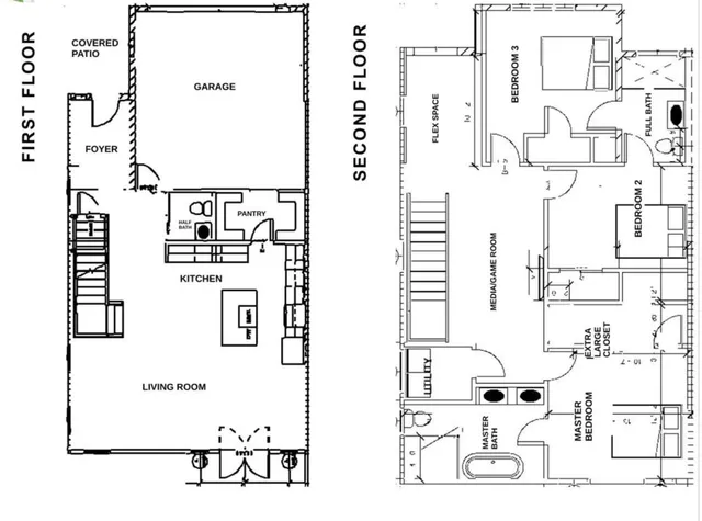 view of living room with furniture and wooden floor