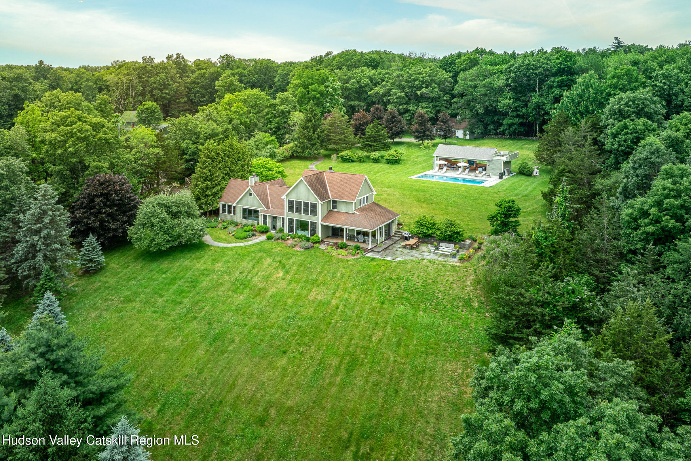 64 Dug Road Accord, NY 12404 - Photo 1 of 44 an aerial view of a house with a yard
