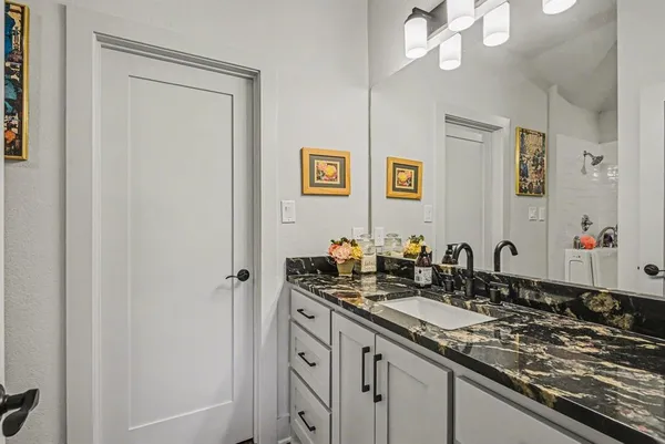 a outdoor space with furniture