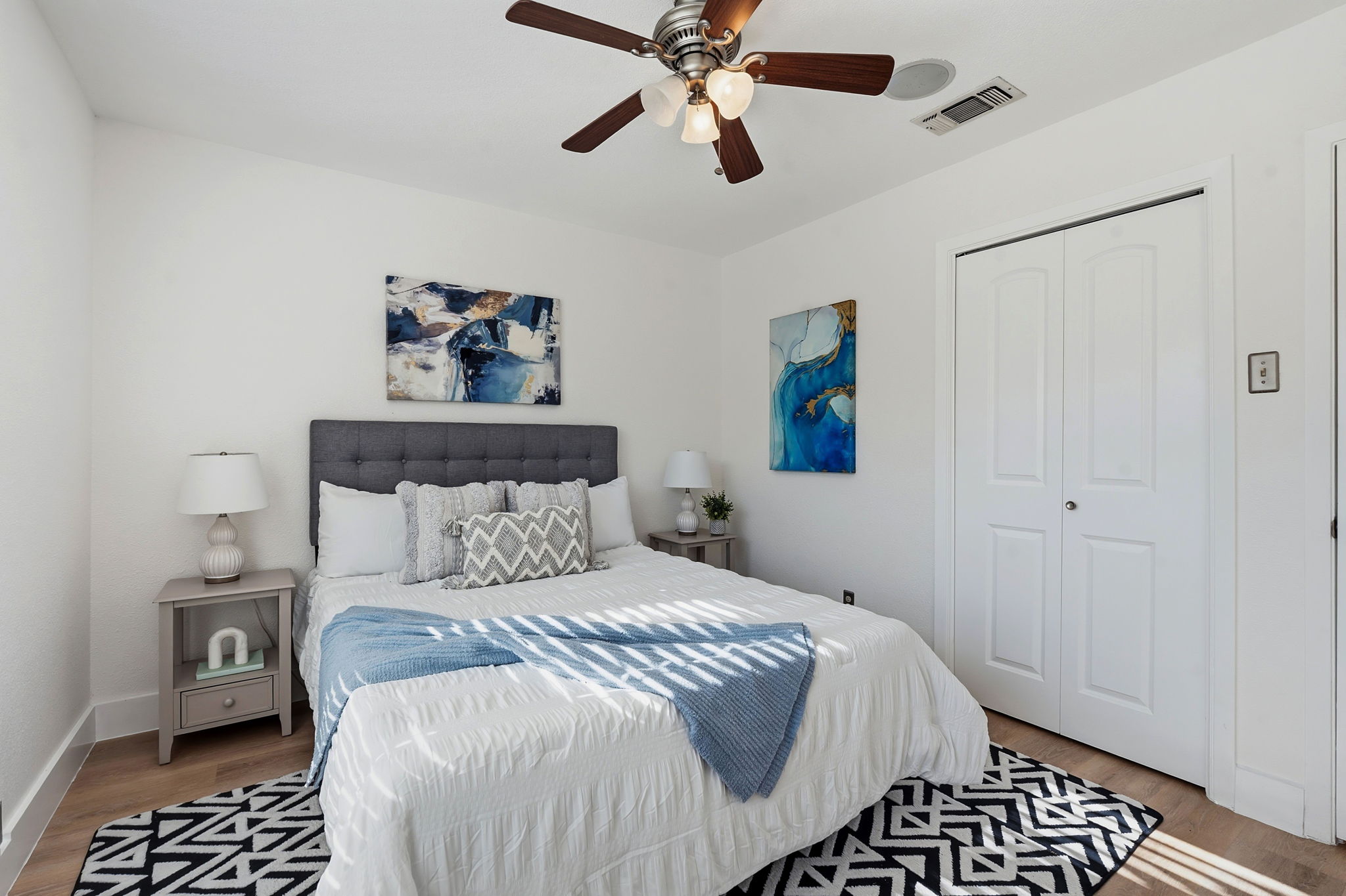1630 Chippeway Lane Austin, TX 78745 - Photo 19 of 28 One of three light and bright bedrooms.
