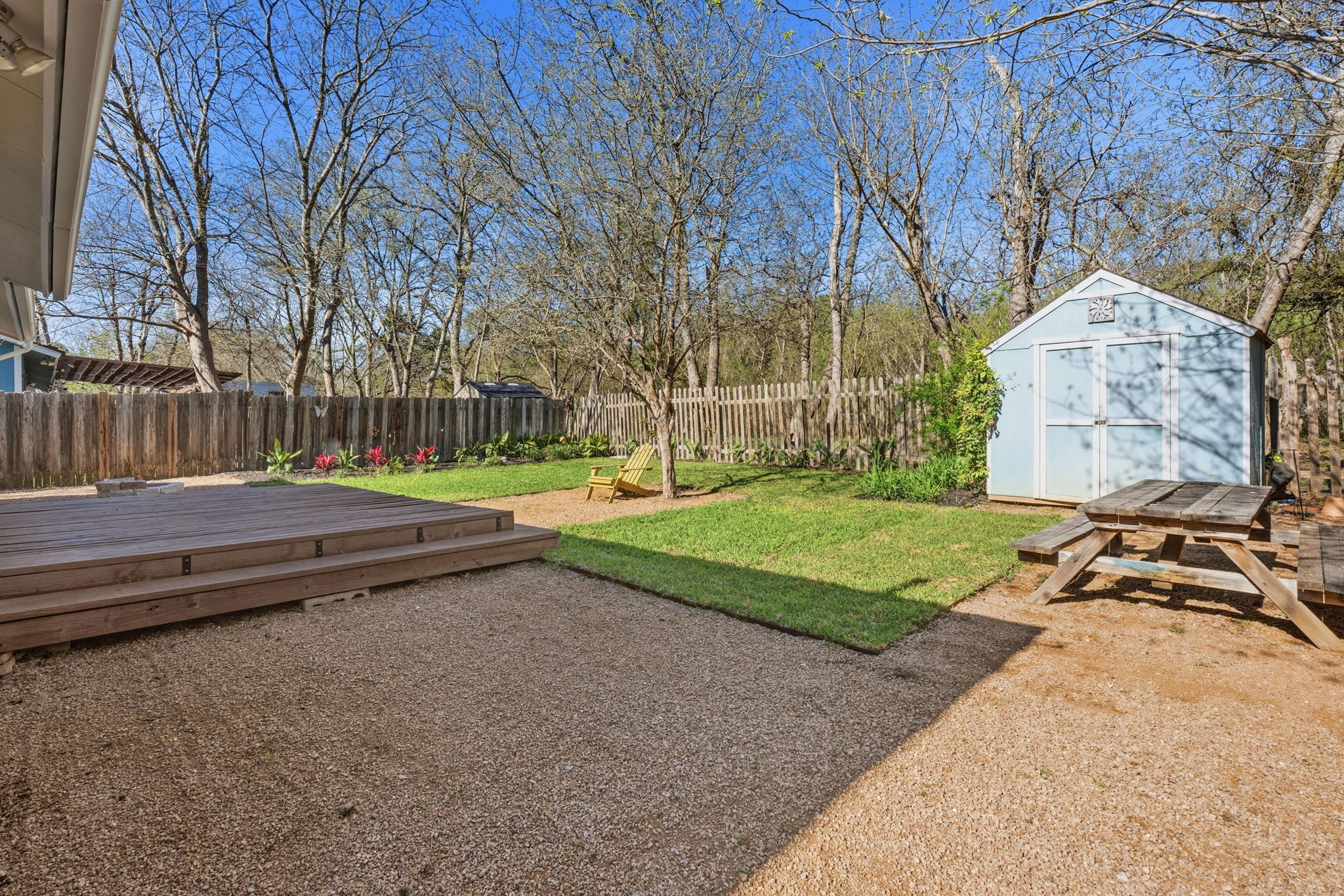 1630 Chippeway Lane Austin, TX 78745 - Photo 27 of 28 With no rear neighbors and a tree-lined buffer, the space feels private and relaxed.