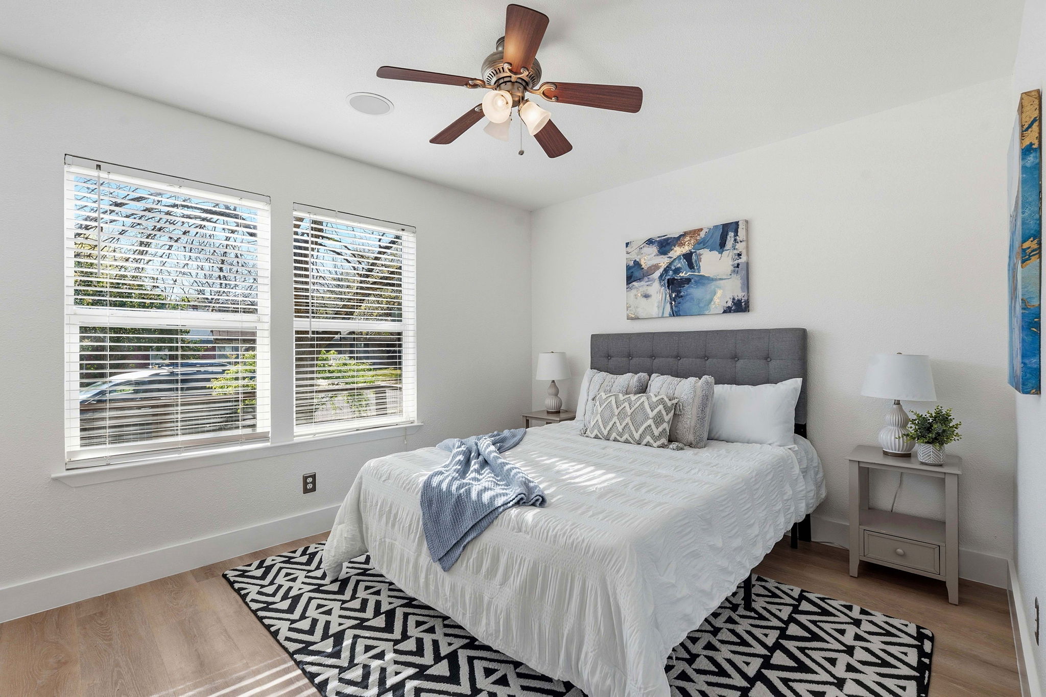 1630 Chippeway Lane Austin, TX 78745 - Photo 4 of 28 The layout includes three well-sized bedrooms, offering flexibility for a primary suite, guests, or a home office.