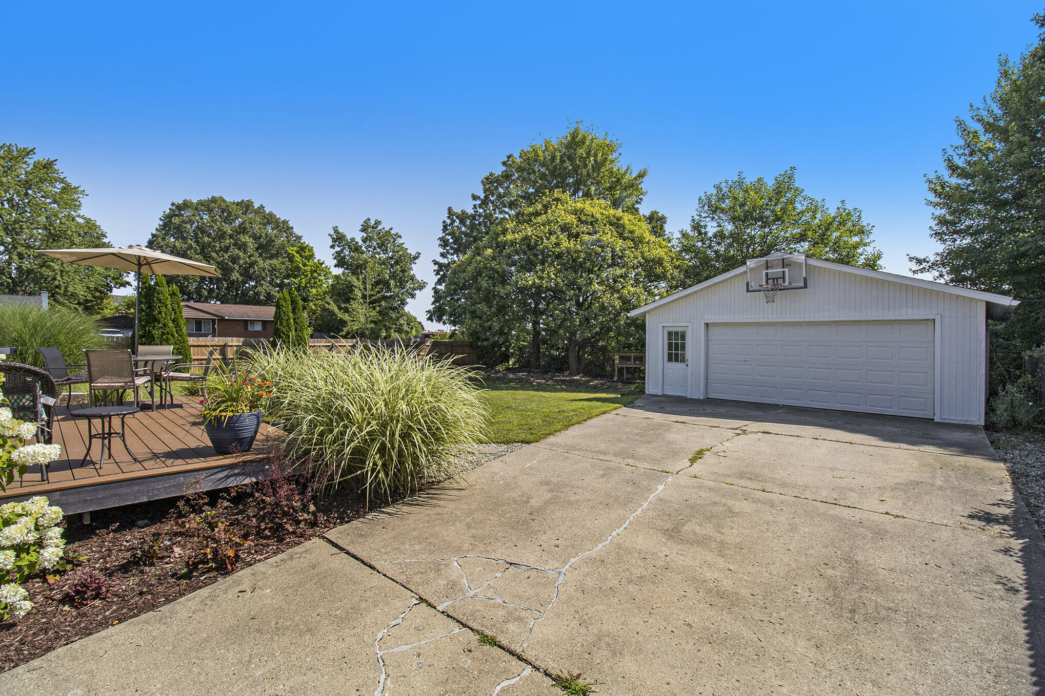 1032 Watson Road Saline, MI 48176 - Photo 29 of 38 Deck and Garage