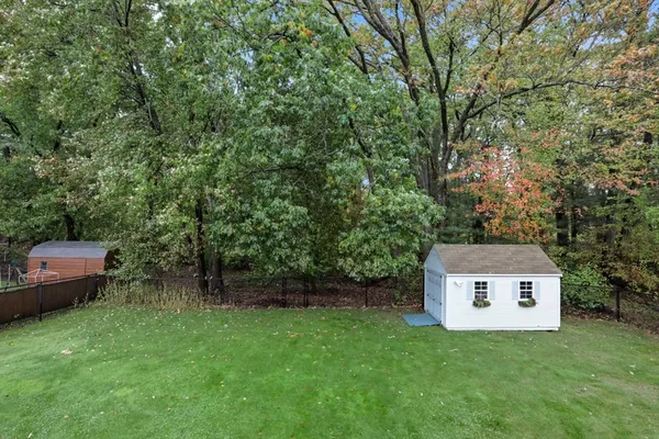 a view of a tiny house in a park