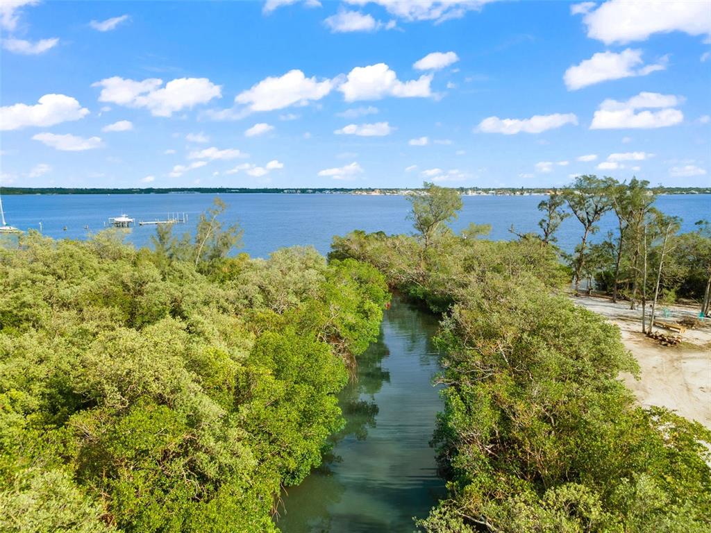 445 Horseshoe Loop Road Terra Ceia, FL 34250 - Photo 62 of 65 a view of a lake with a yard