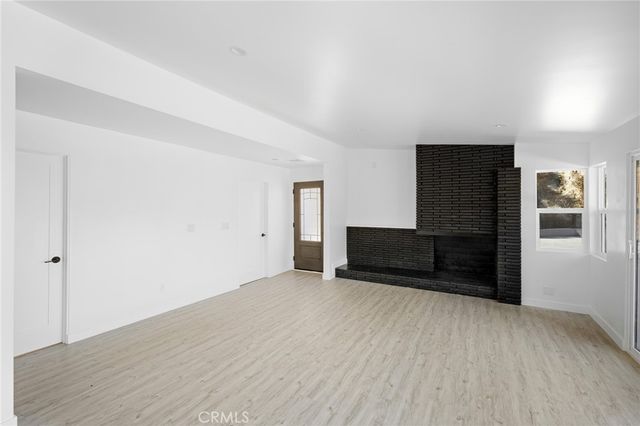 a view of wooden floor in a room