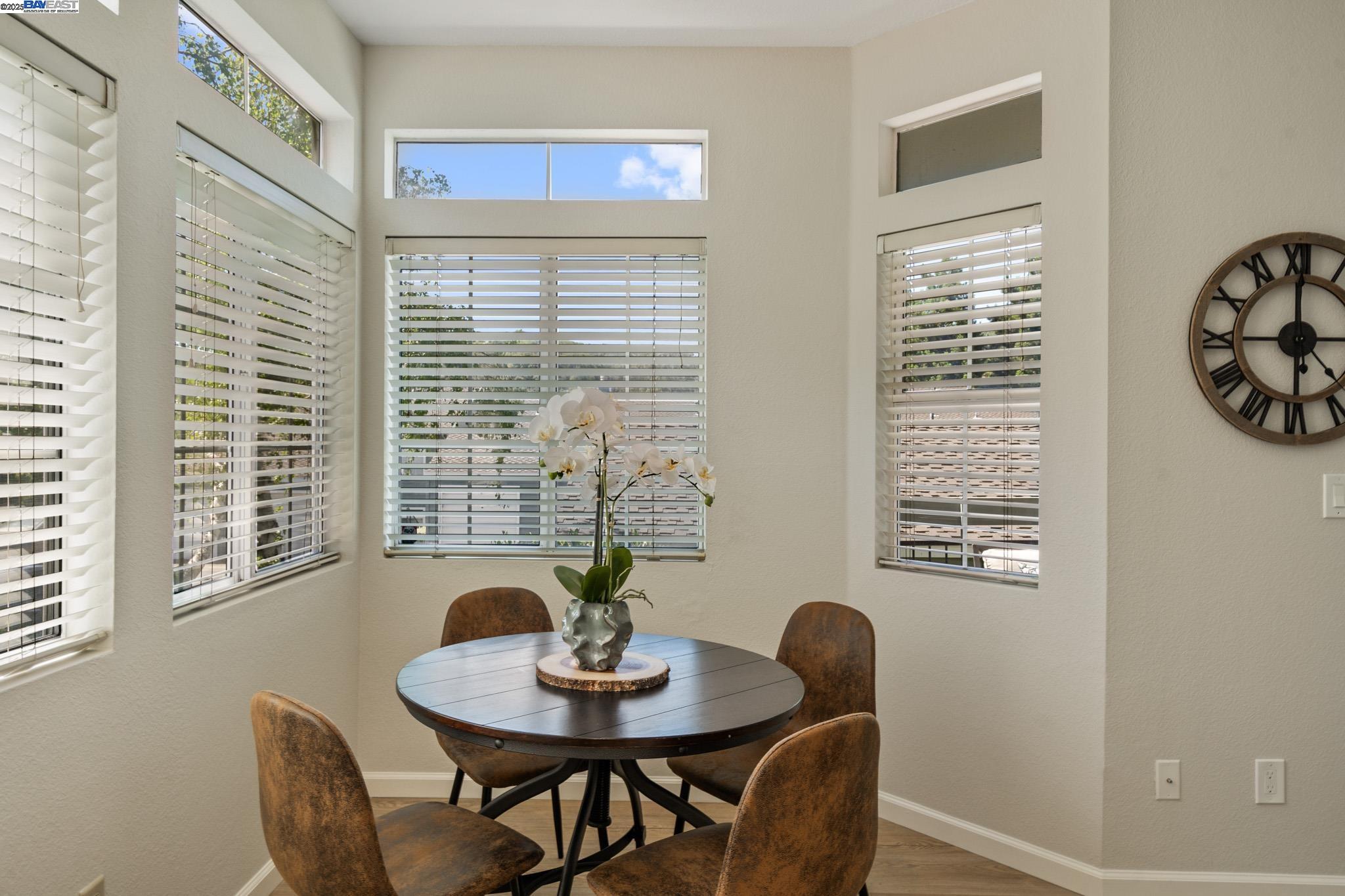 8165 Mountain View Drive, Unit C Pleasanton, CA 94588 - Photo 10 of 35 a dining room with furniture and window