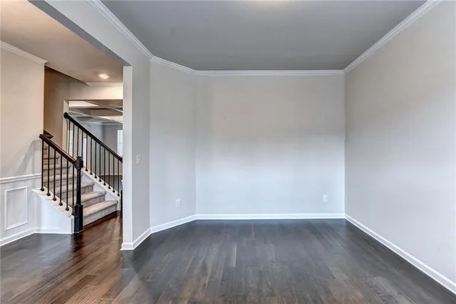wooden floor in an empty room