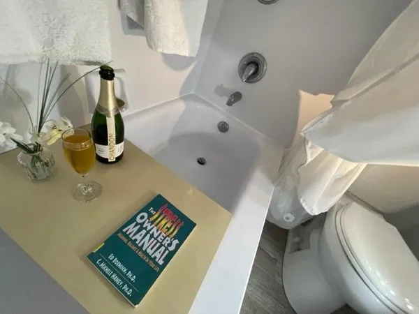 a close view of water heater room