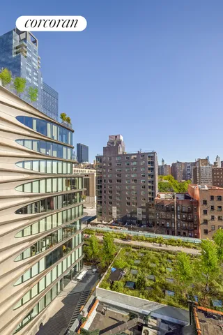 a view of a city with tall buildings