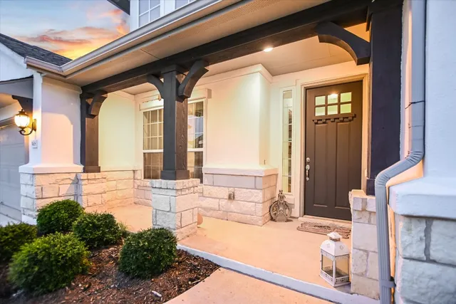 a view of a house with a patio