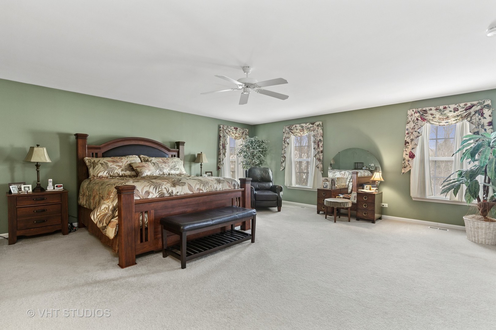 2621 Arbor Drive McHenry, IL 60050 - Photo 15 of 36 a bedroom with furniture and a chandelier