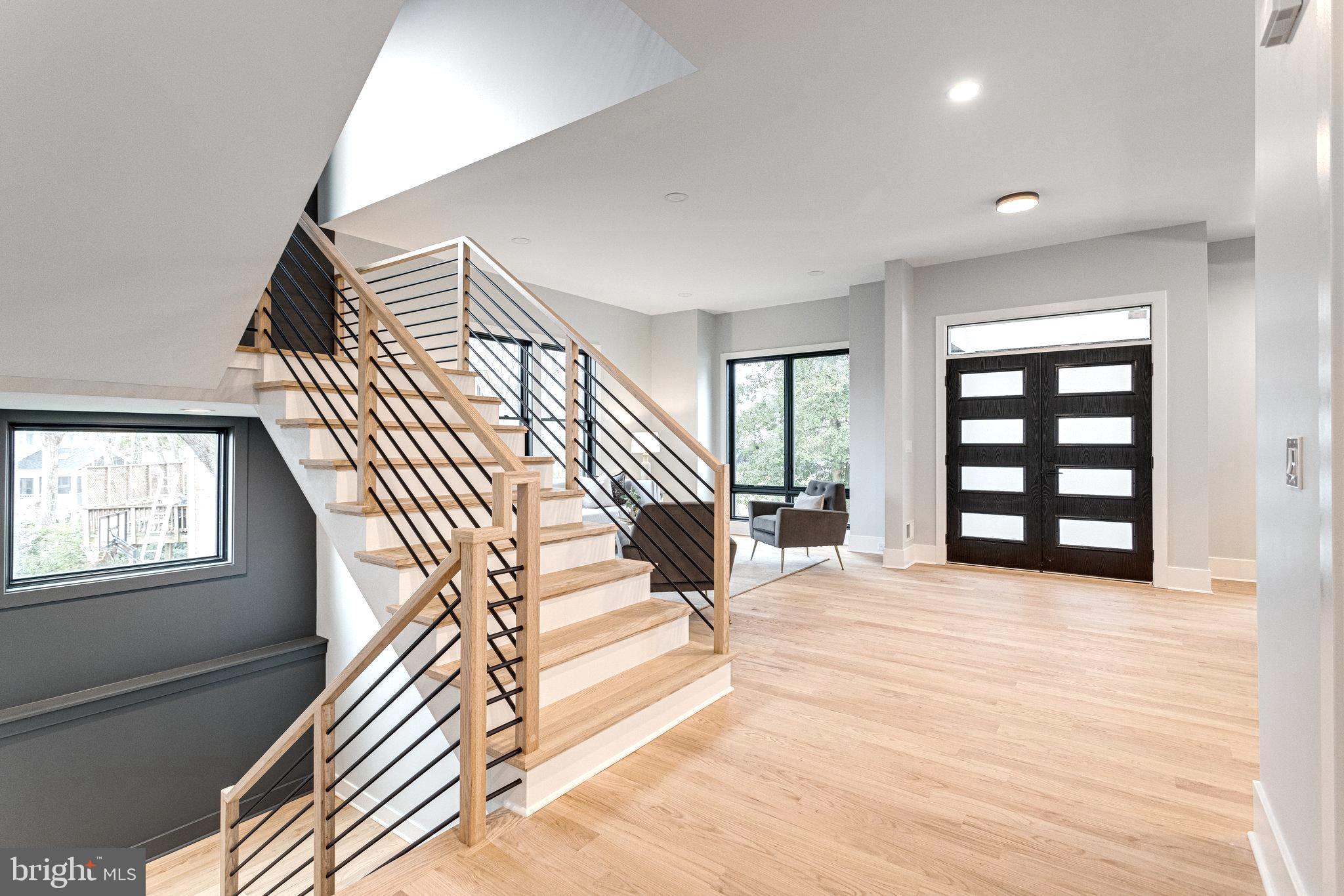 1952 Foxhall Road McLean, VA 22101 - Photo 5 of 99 Stairs: Oak hardwood steps with white risers