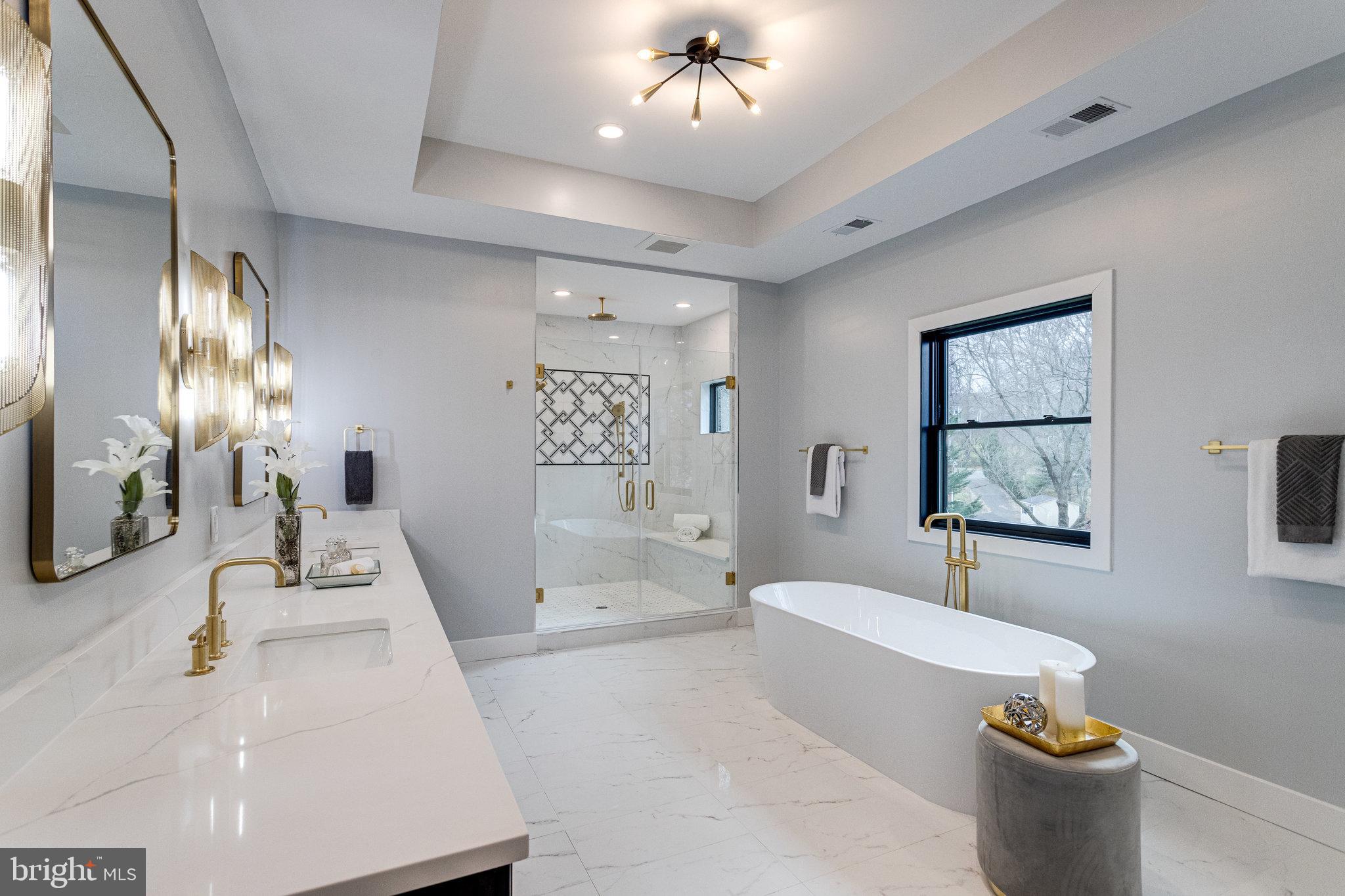 1952 Foxhall Road McLean, VA 22101 - Photo 52 of 99 owner's suite elegant bathroom