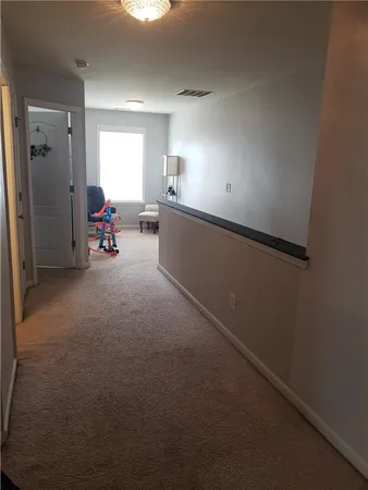 a view of a livingroom with a couch