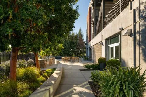 a view of a back yard of the house