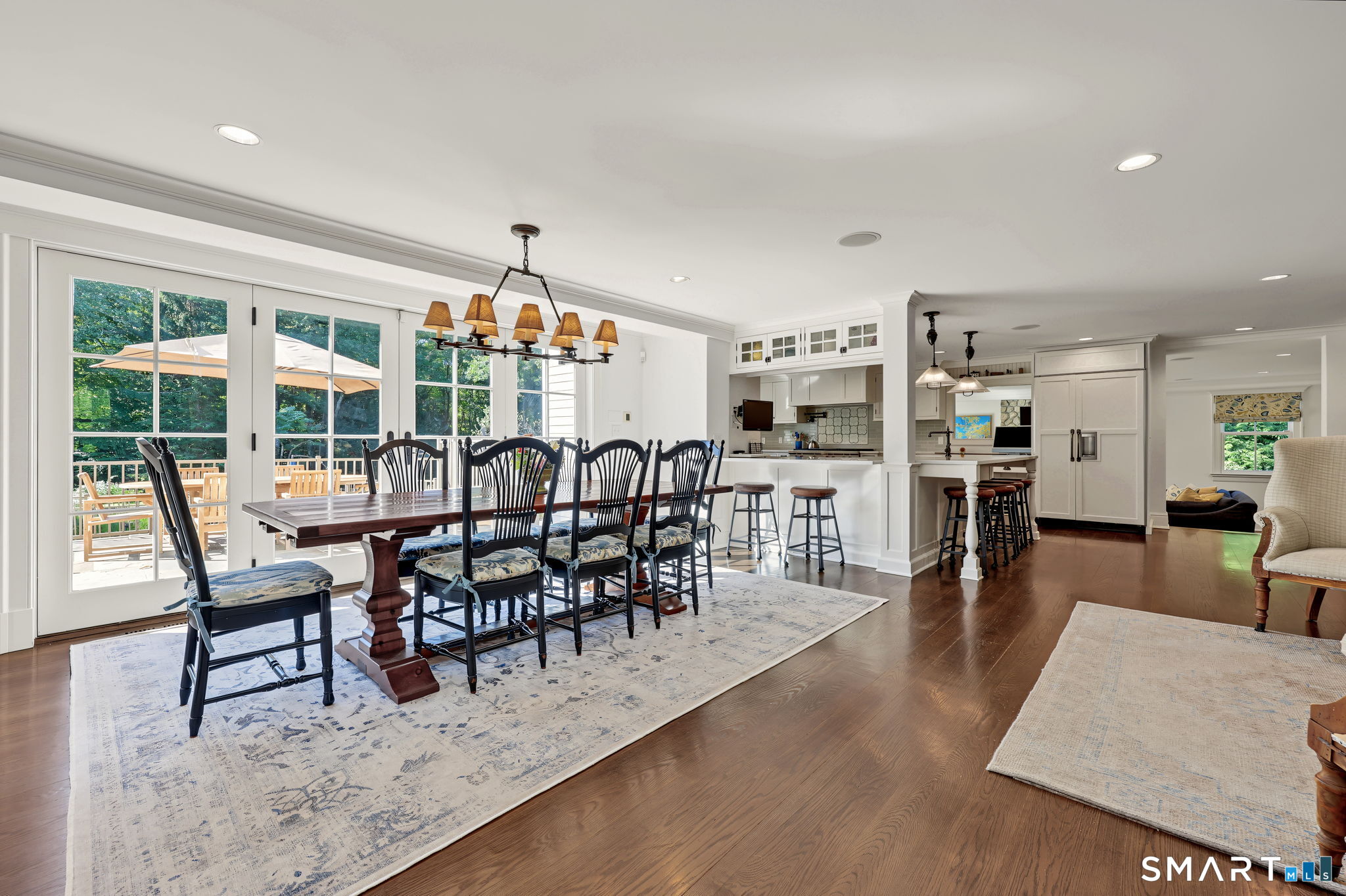 149 Dudley Road Wilton, CT 06897 - Photo 6 of 40 Eat in Kitchen with Doors to Outdoor Eating Area
