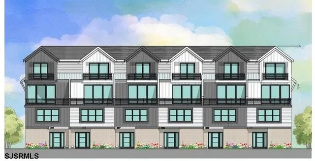 a front view of a house with balcony