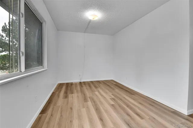 a view of wooden floor in a room
