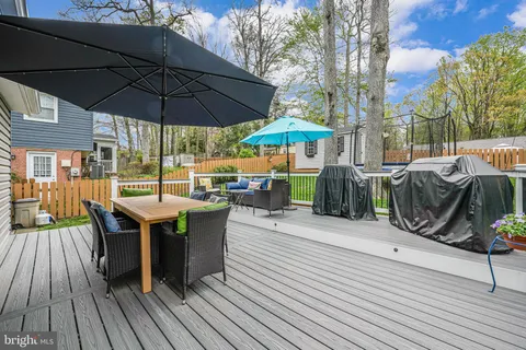 an outdoor space with seating