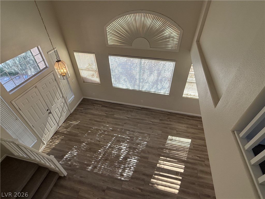 1908 Thunder Ridge Circle Henderson, NV 89012 - Photo 27 of 28 A grand entrance with soaring ceilings and light wood flooring welcomes you.
