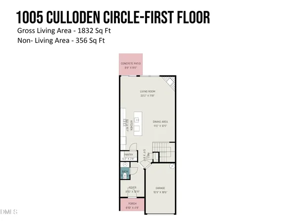 $429,000 | 1005 Culloden Circle, Durham, NC 27713