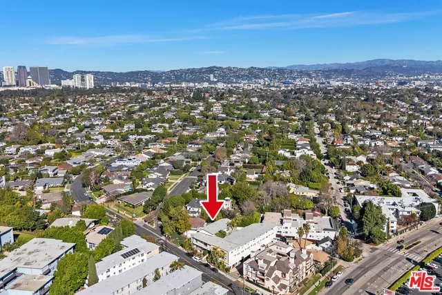 a view of city and mountain