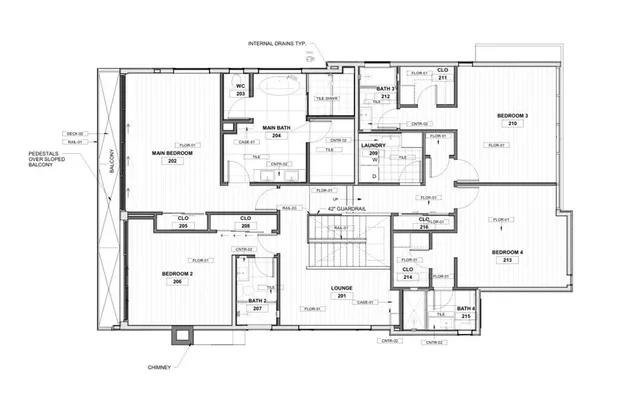 a black and white photo of a room