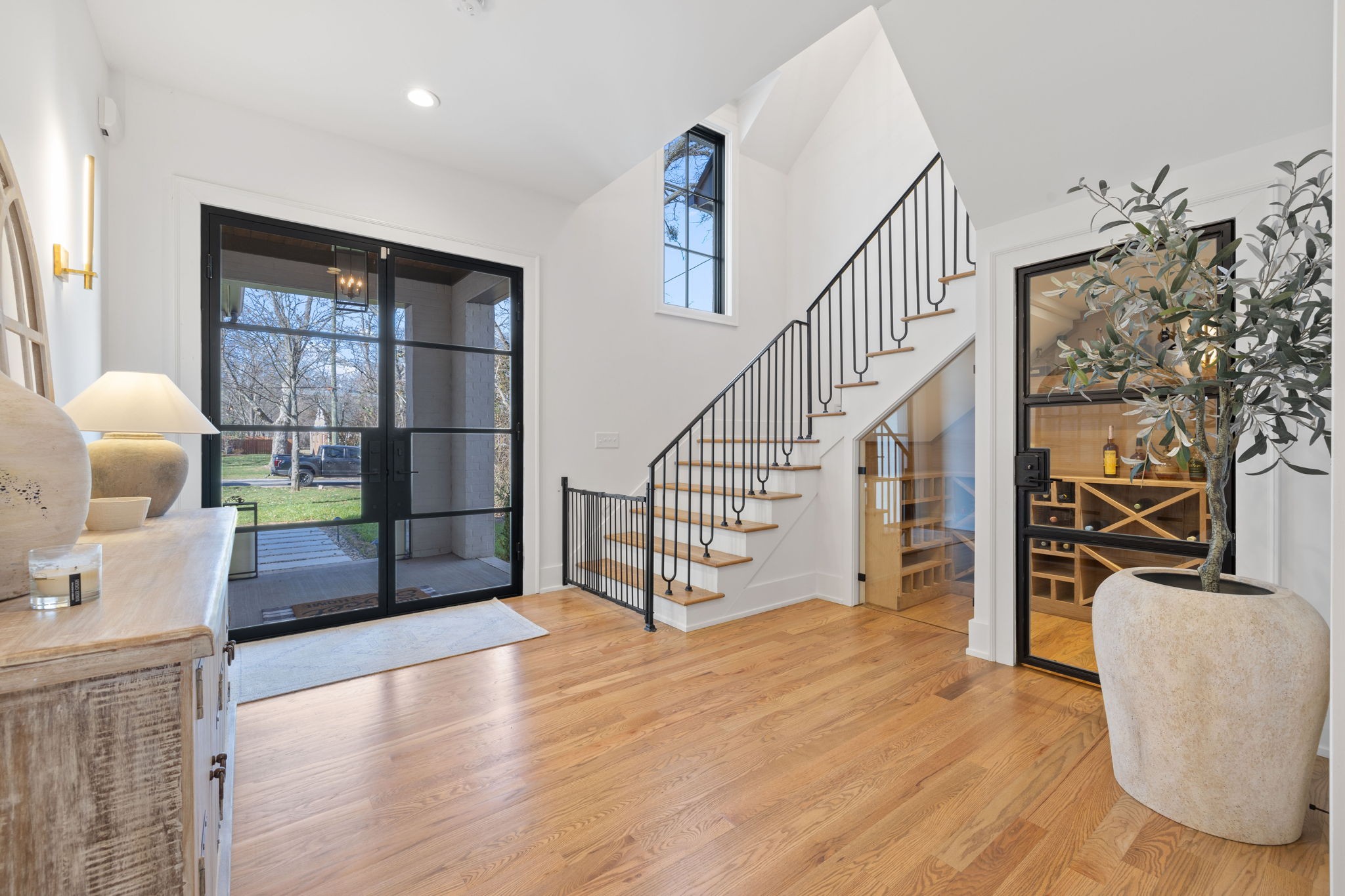 2904 Snowden Road Nashville, TN 37204 - Photo 11 of 69 a view of entryway and hall with wooden floor
