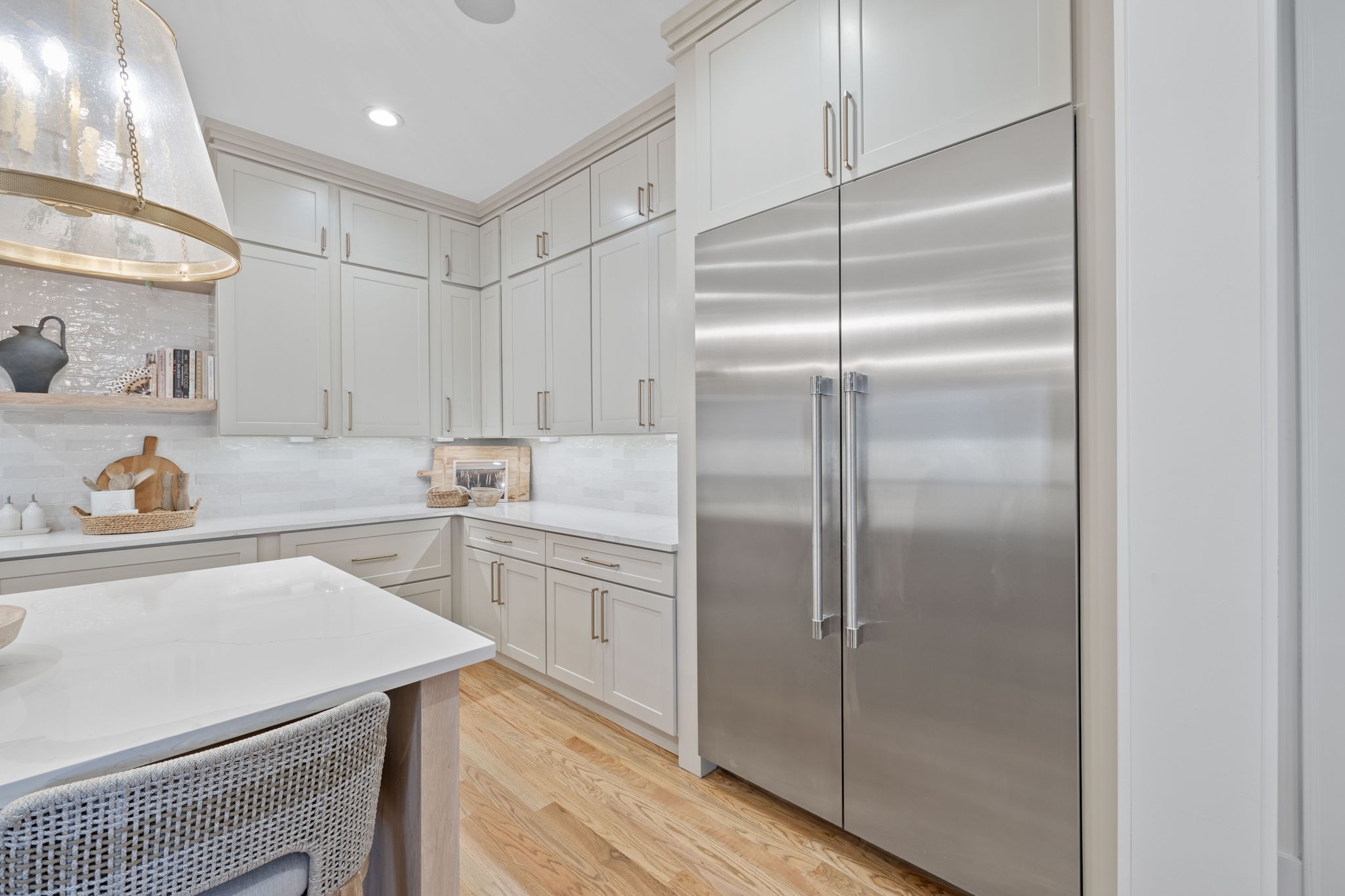 2904 Snowden Road Nashville, TN 37204 - Photo 23 of 69 a kitchen with a refrigerator and a sink